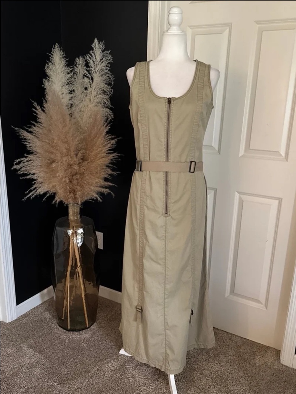 Vintage Mexx Dutch by Design utility Maxi dress size Large